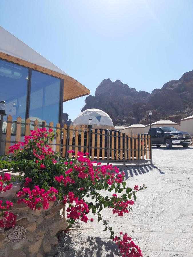The Rock Camp Petra Hotel วาดี มูซา ภายนอก รูปภาพ